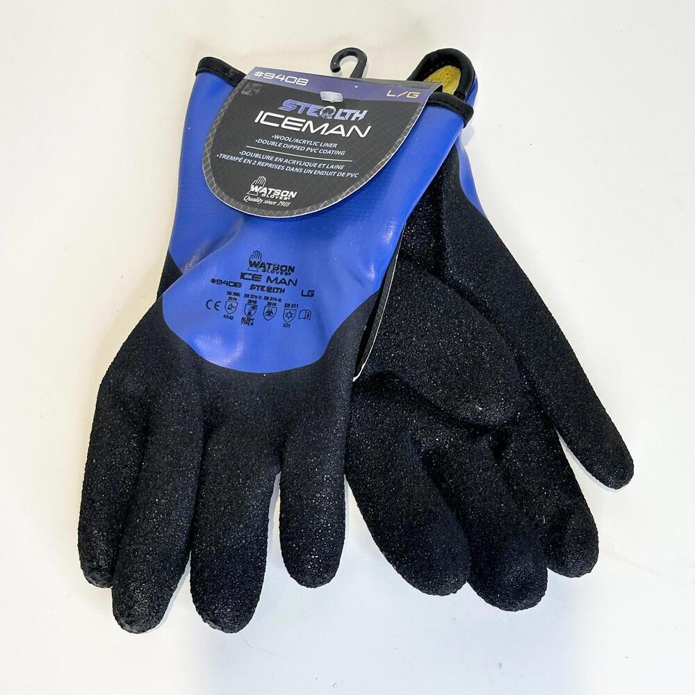 Watson Stealth Iceman Large Work Gloves BRAND NEW WITH TAGS
